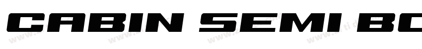 Cabin Semi Bold Ital字体转换